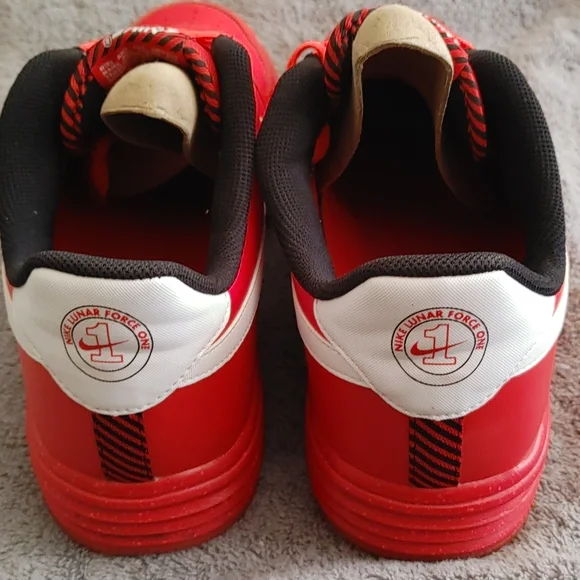 Nike Air Force 1 Lunar 'University Red' - Picture 7 of 7